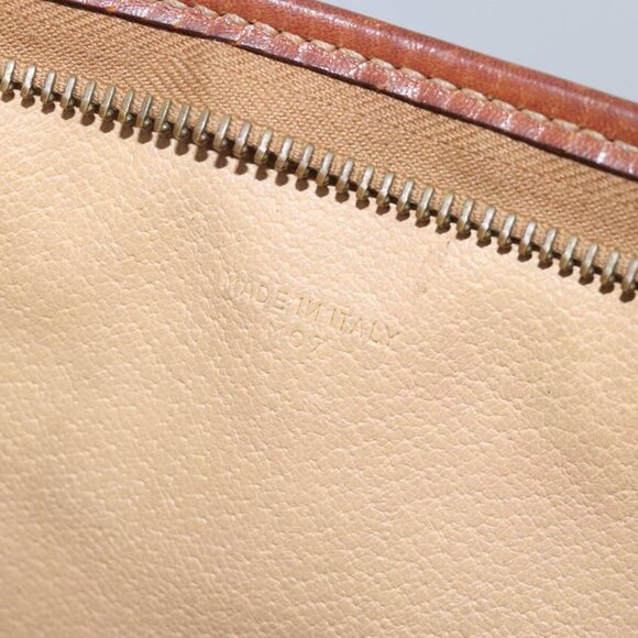 CELINE Macadam Canvas Clutch Bag PVC Brown - Picture 11 of 16